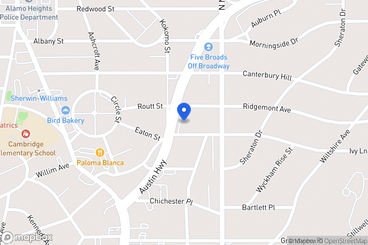 Map of 300  Austin Hwy