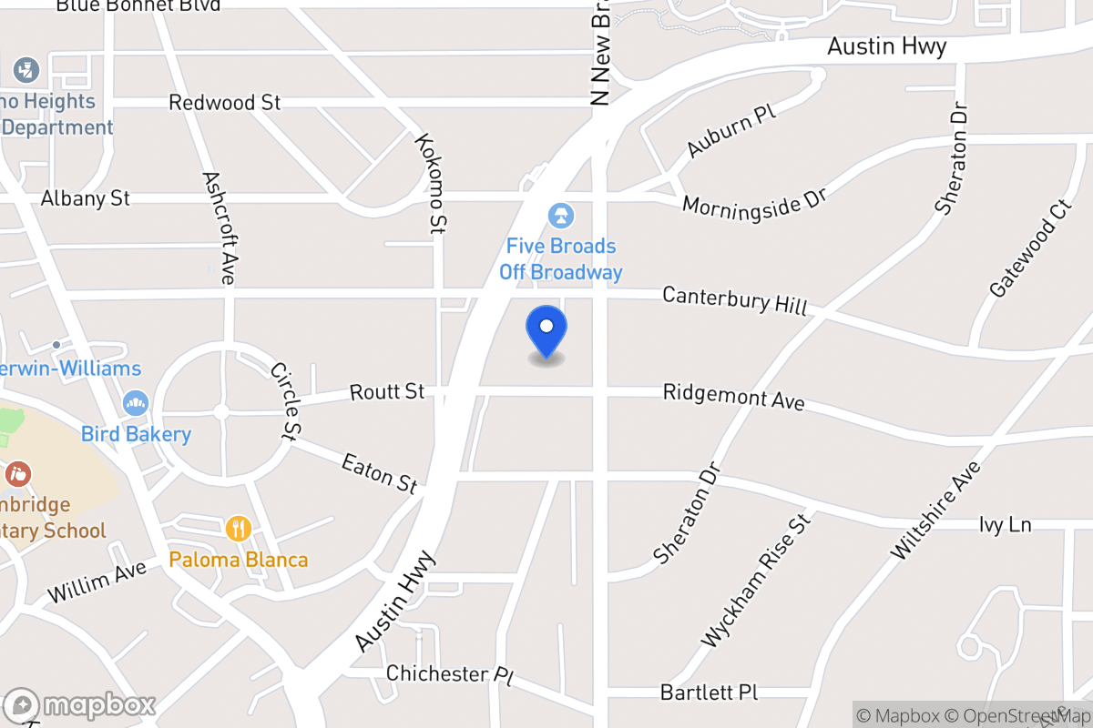 Map of 215  Routt St