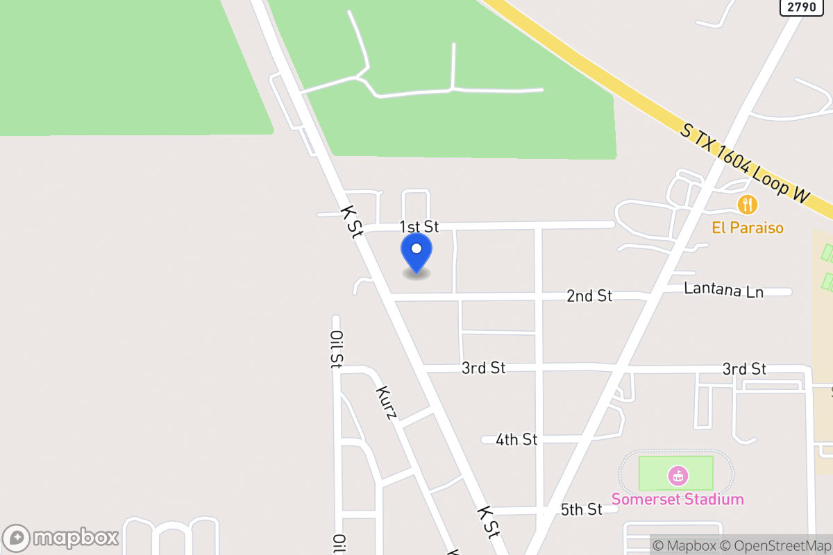 Map of 8159 S 2nd St