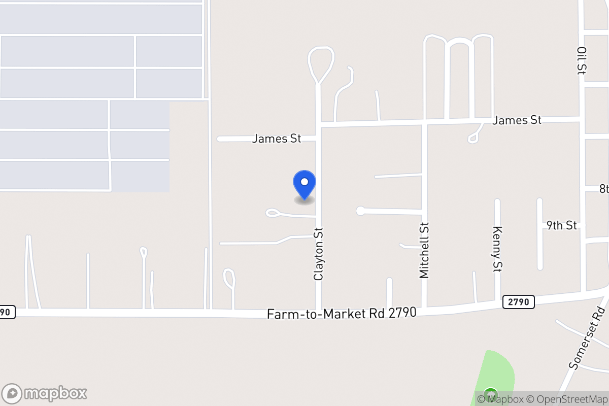 Map of Clayton St