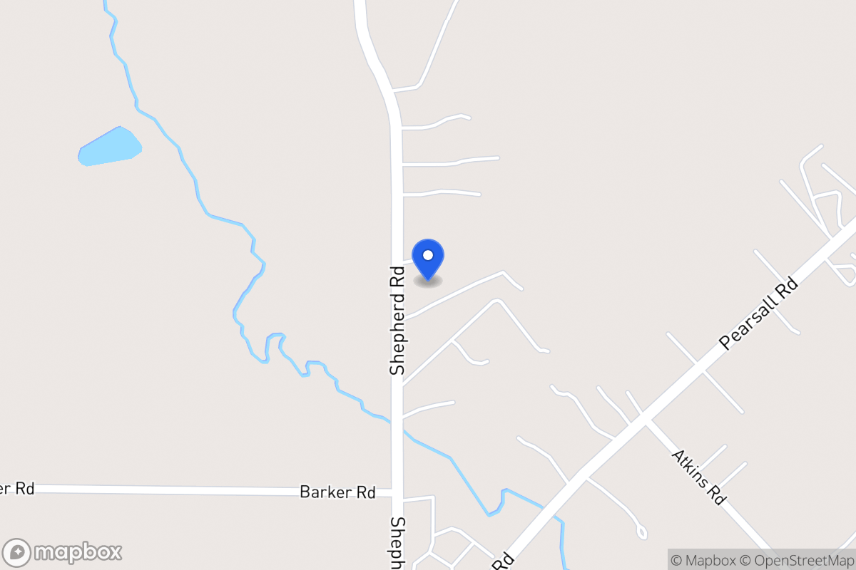 Map of 14230  Shepherd Rd