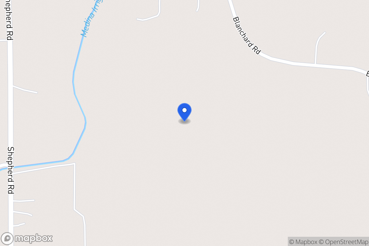 Map of Blanchard Rd