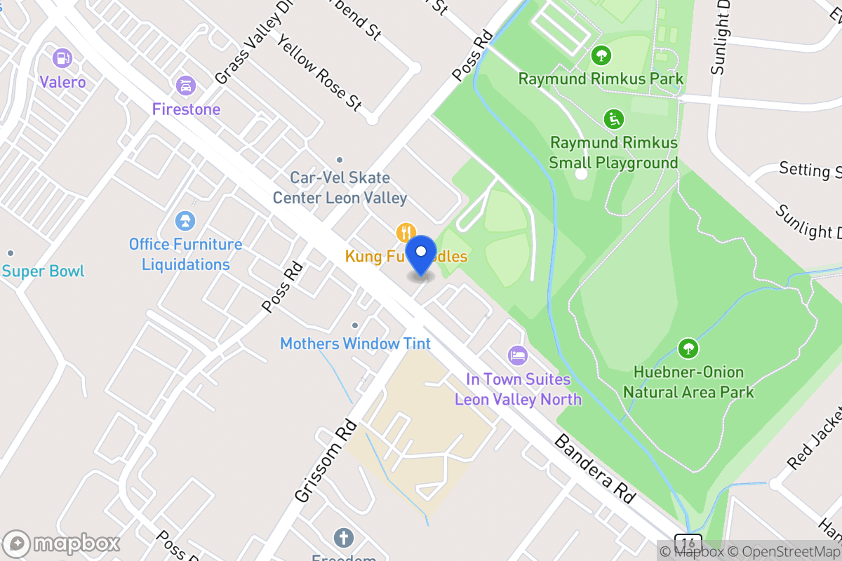 Map of 6701  Bandera Rd