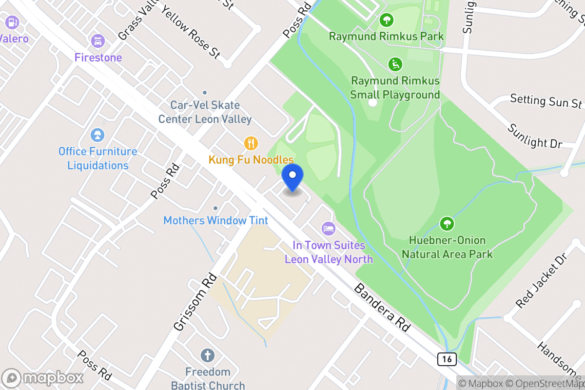 Map of 6635  Bandera Rd