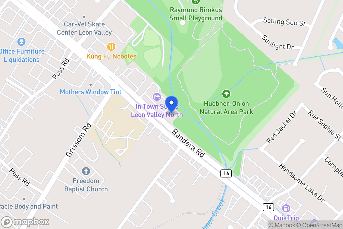 Map of 6613  Bandera Rd