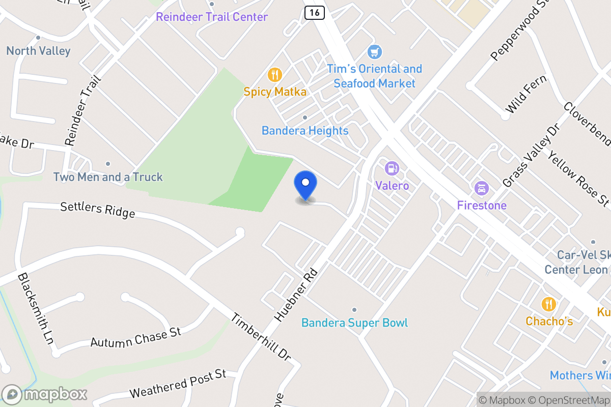 Map of 6930  Huebner Rd