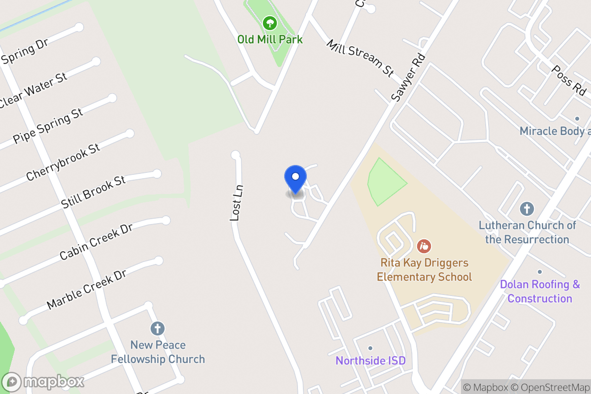 Map of 6105  Sawyer Rd