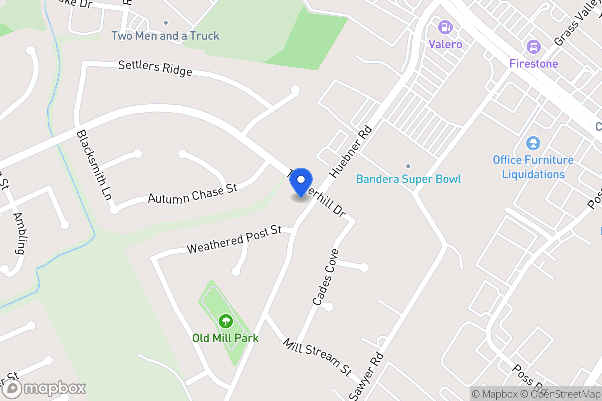 Map of 6826  Timberhill