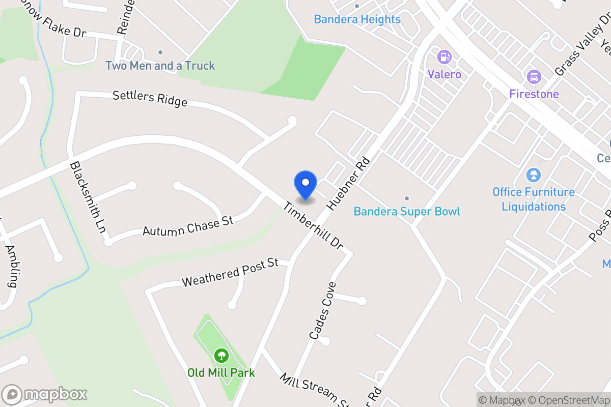 Map of 6815  Timberhill