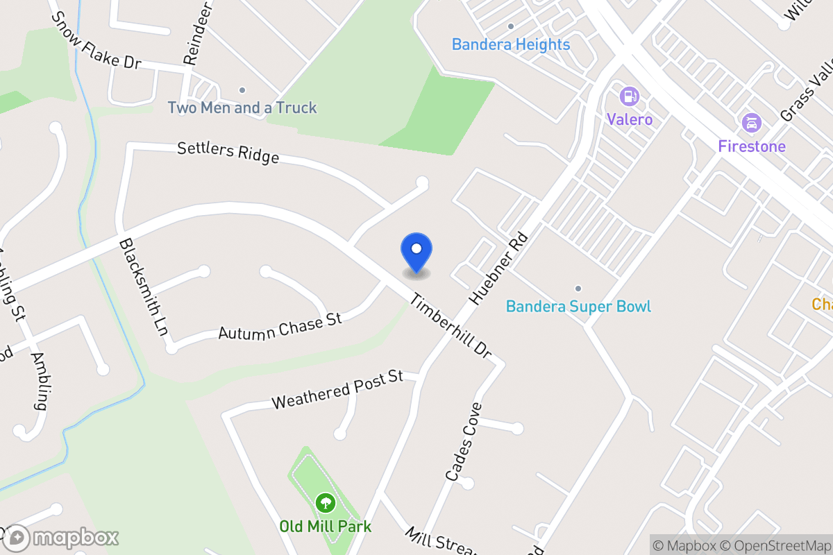 Map of 6807  Timberhill