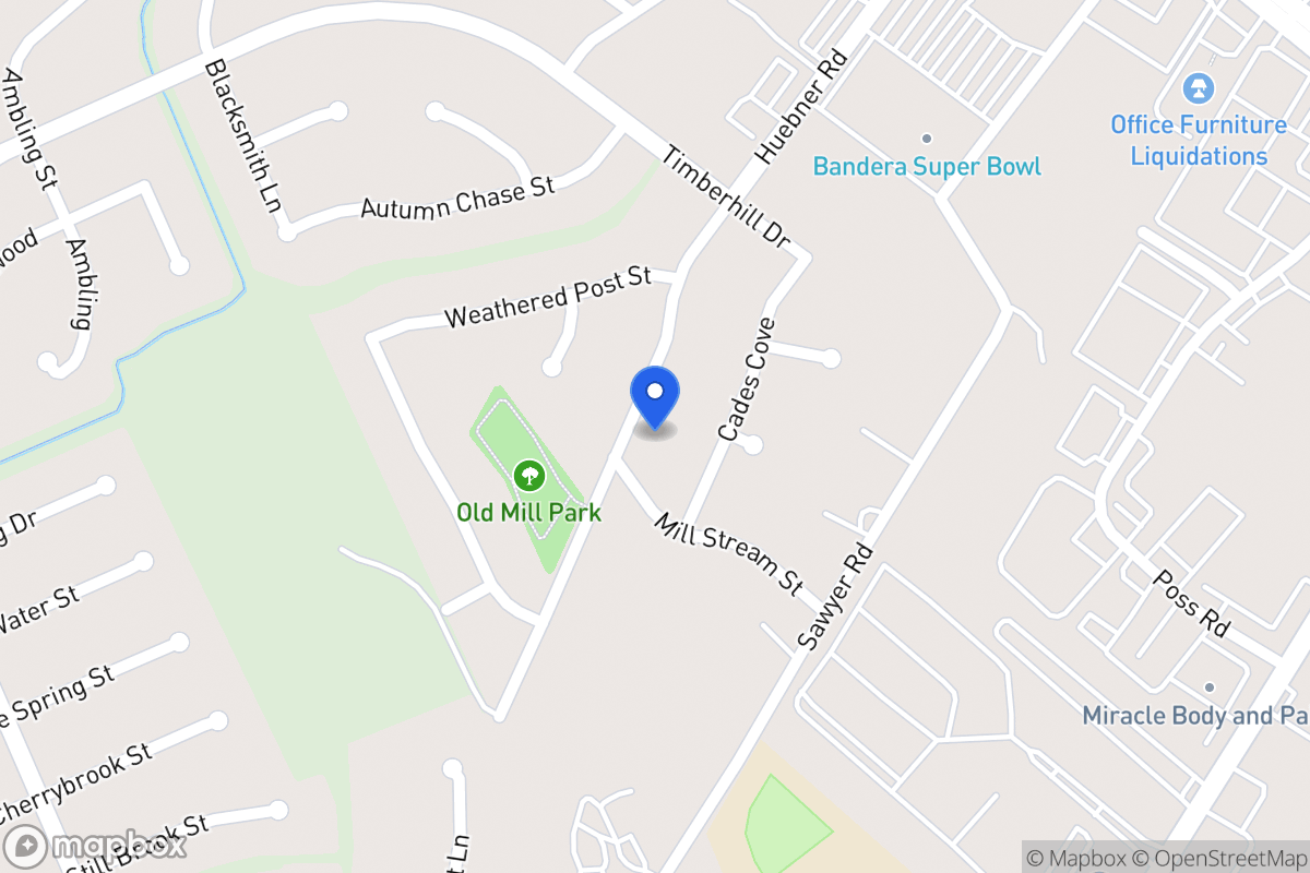 Map of 6606  Huebner Rd