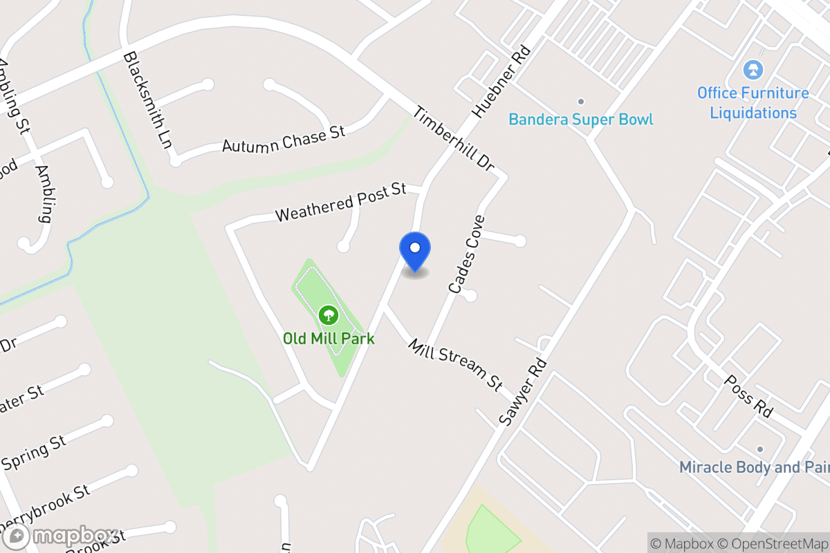 Map of 6610  Huebner Rd