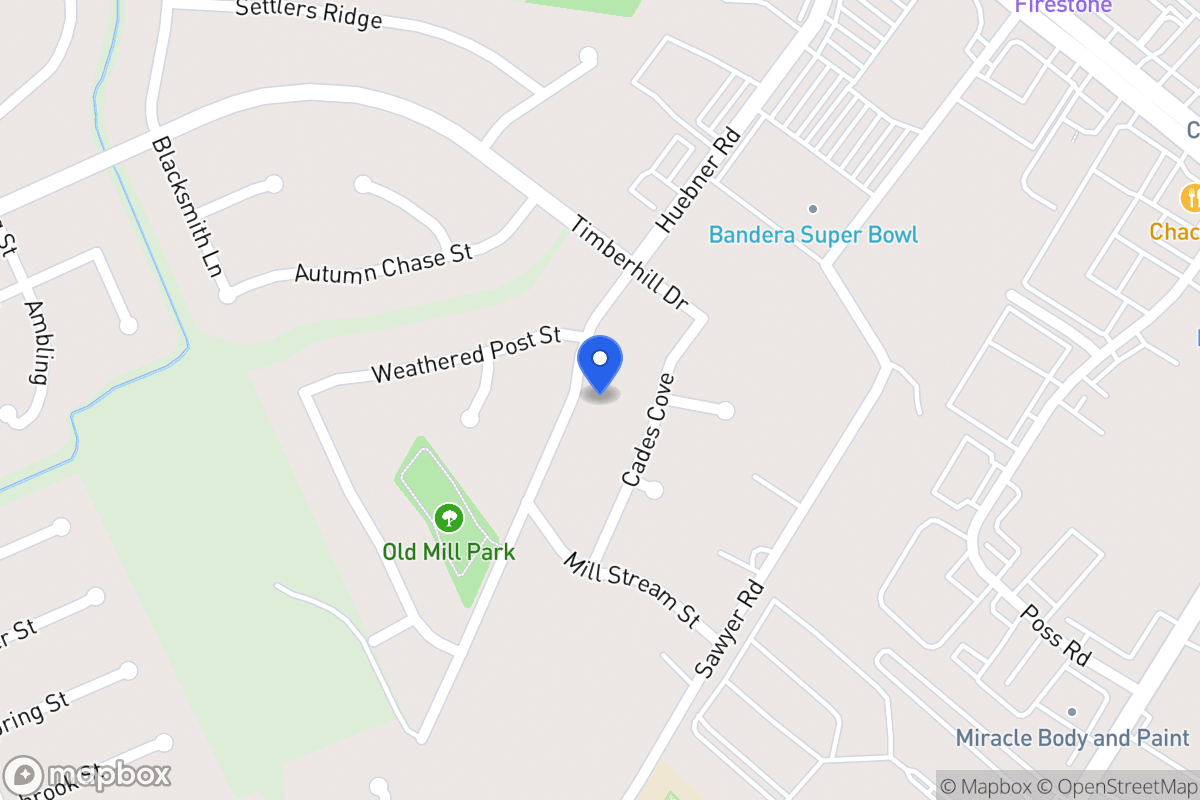 Map of 6622  Huebner Rd