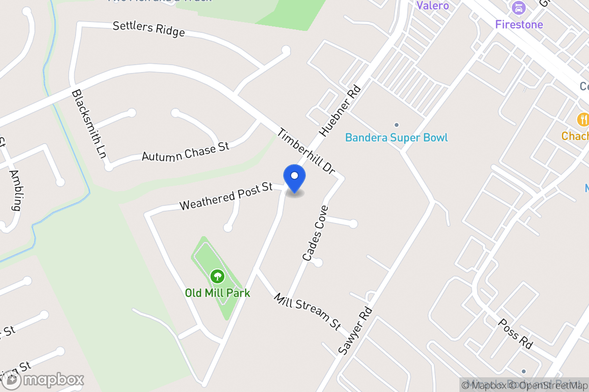 Map of 6630  Huebner Rd