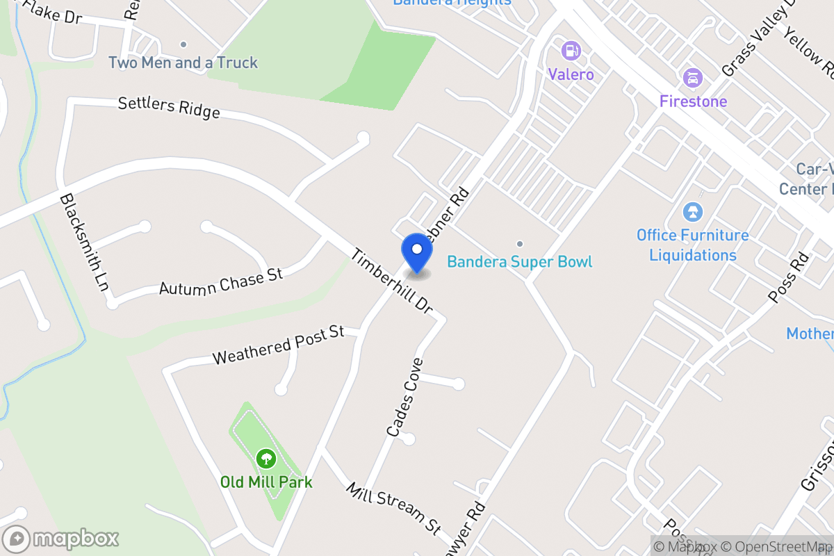 Map of 6903  Timberhill