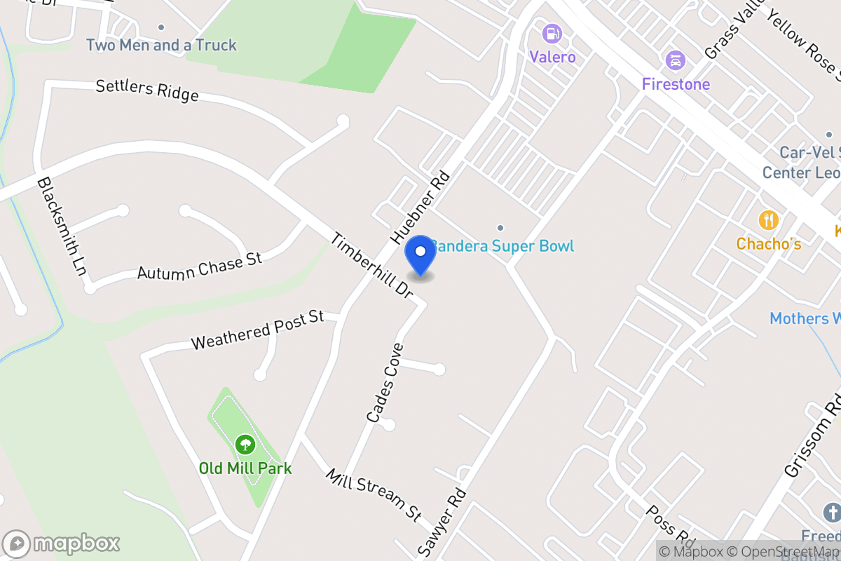 Map of 6911  Timberhill