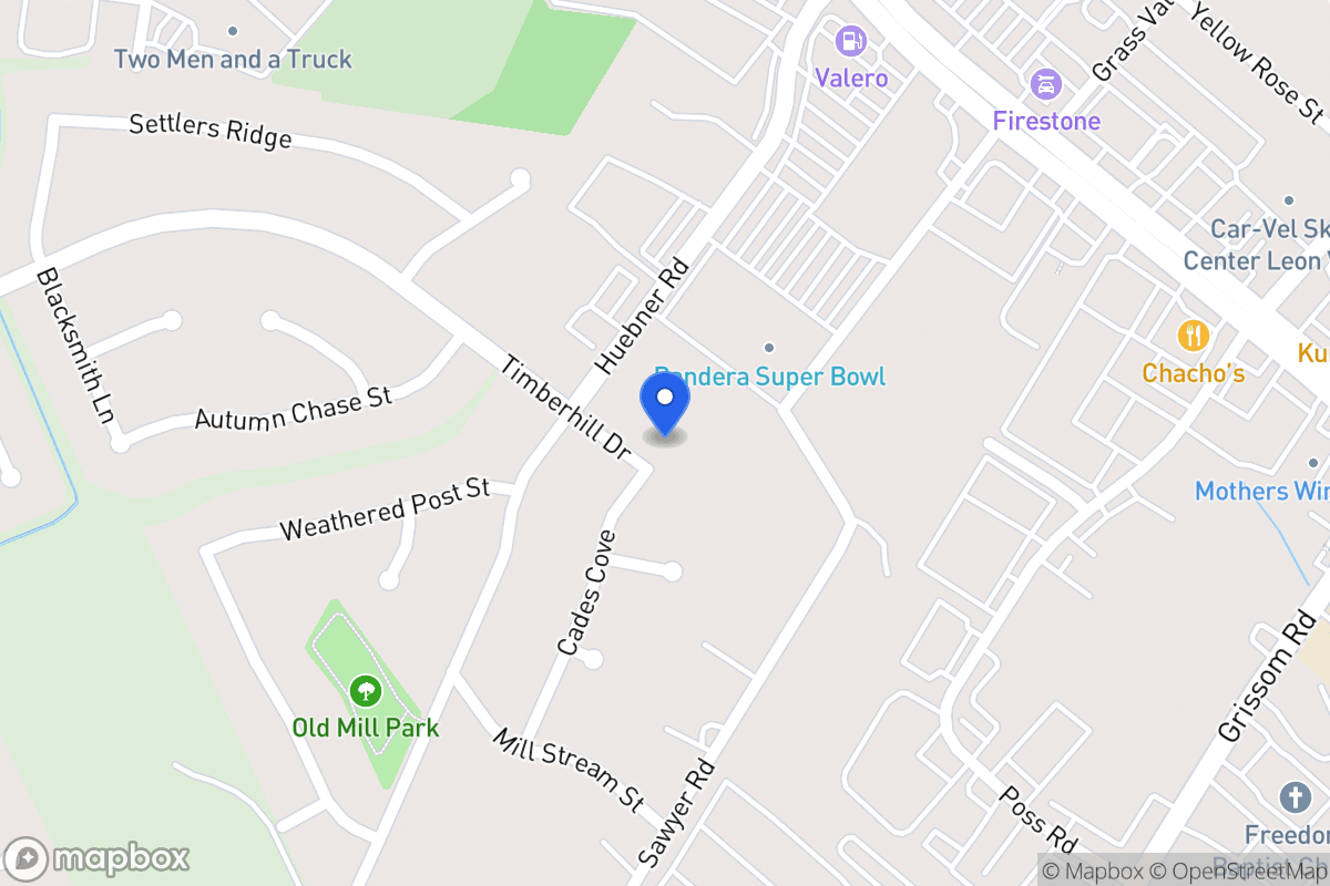 Map of 6915  Timberhill