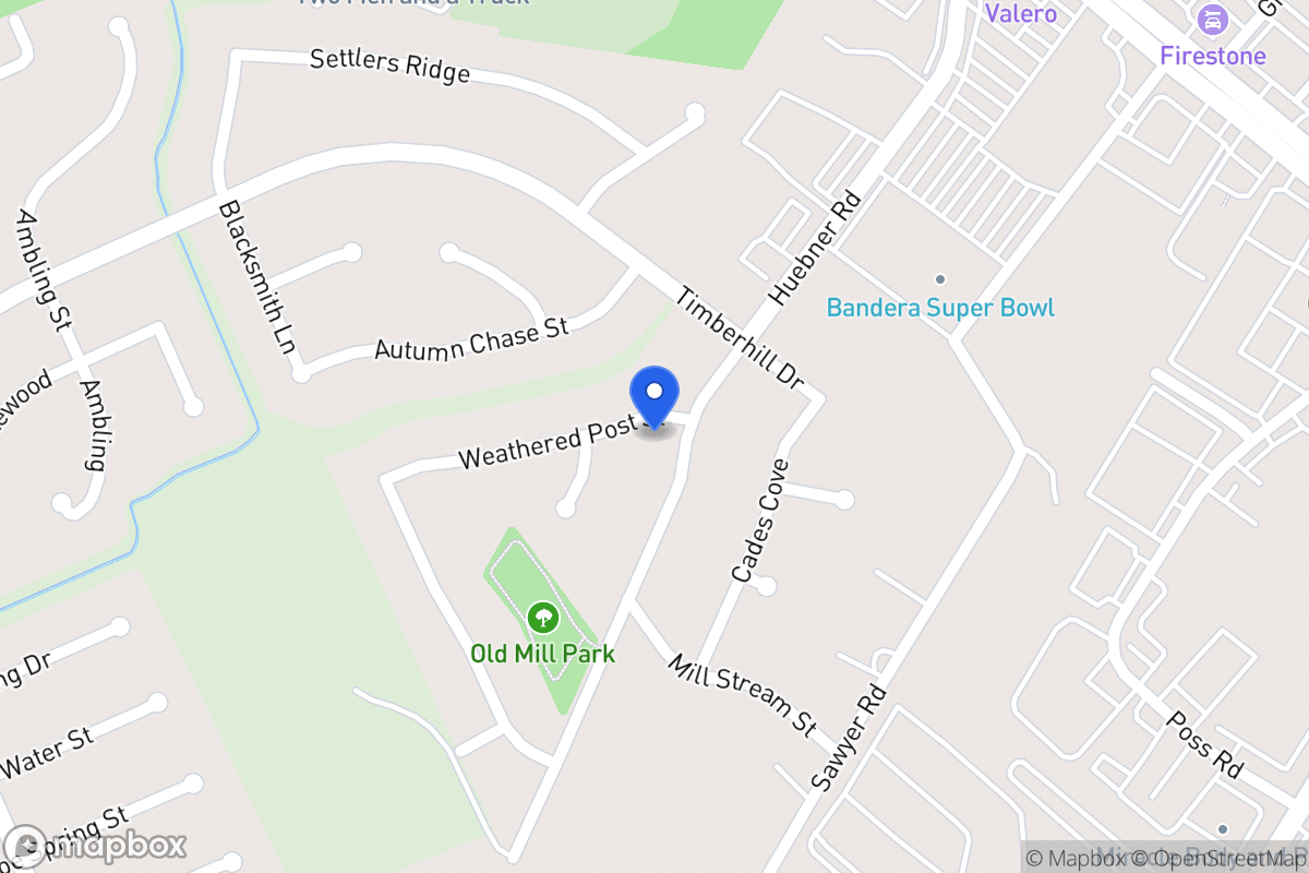 Map of 6631  Huebner Rd