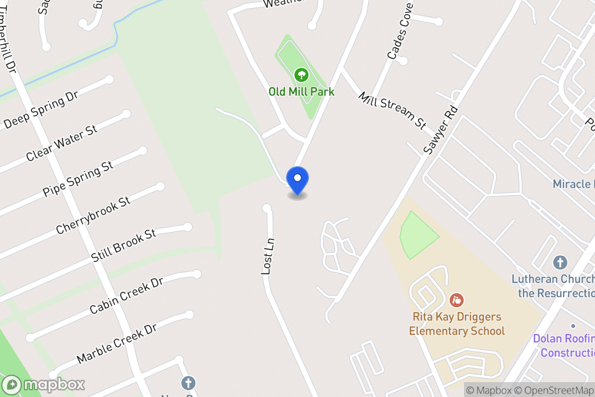 Map of 6418  Huebner Rd
