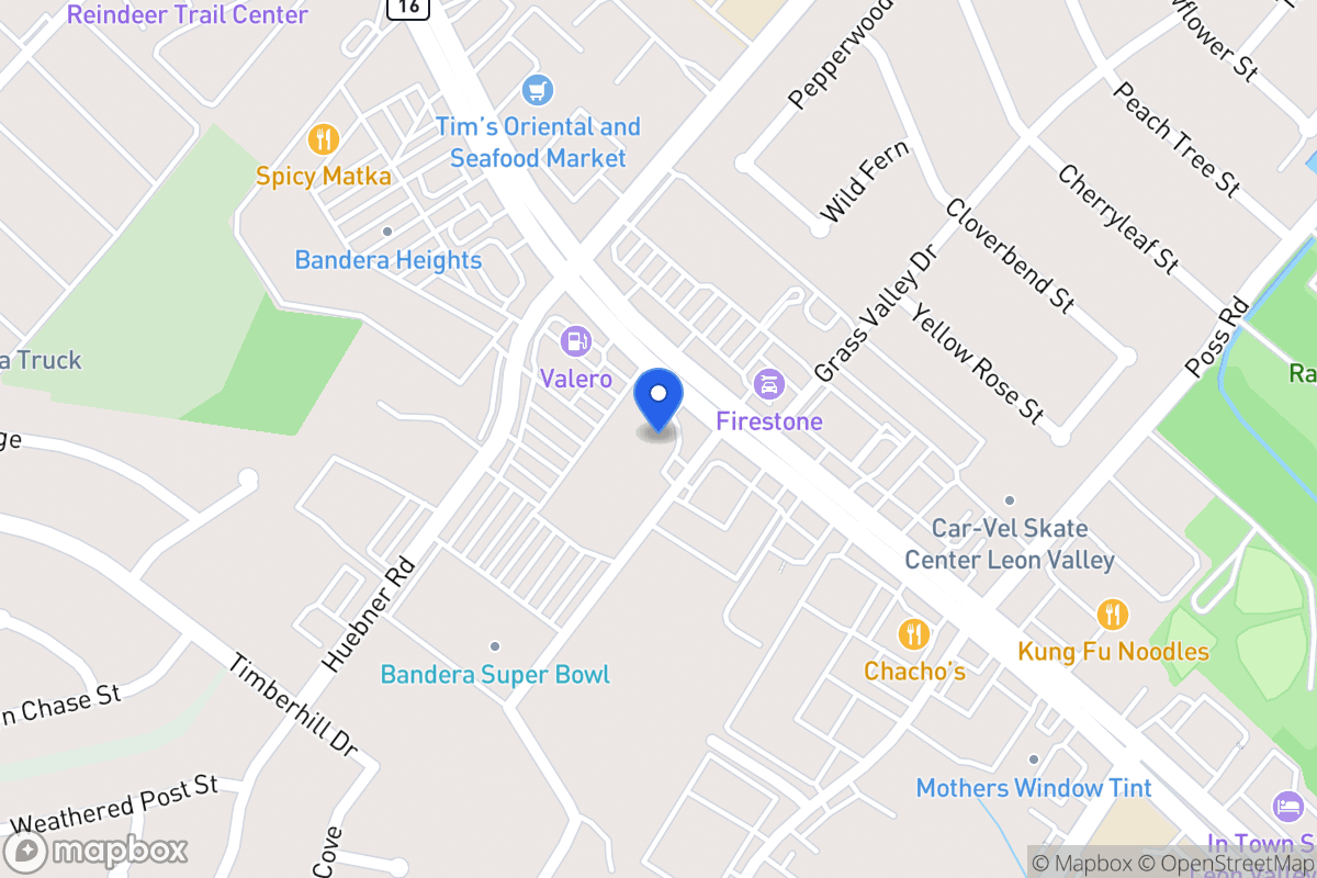 Map of 6904  Bandera Rd