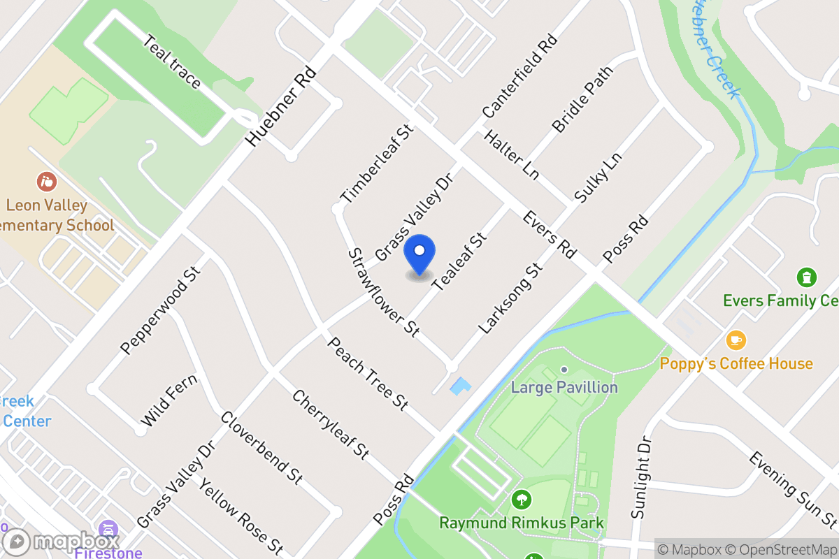 Map of 7111  Tealeaf St