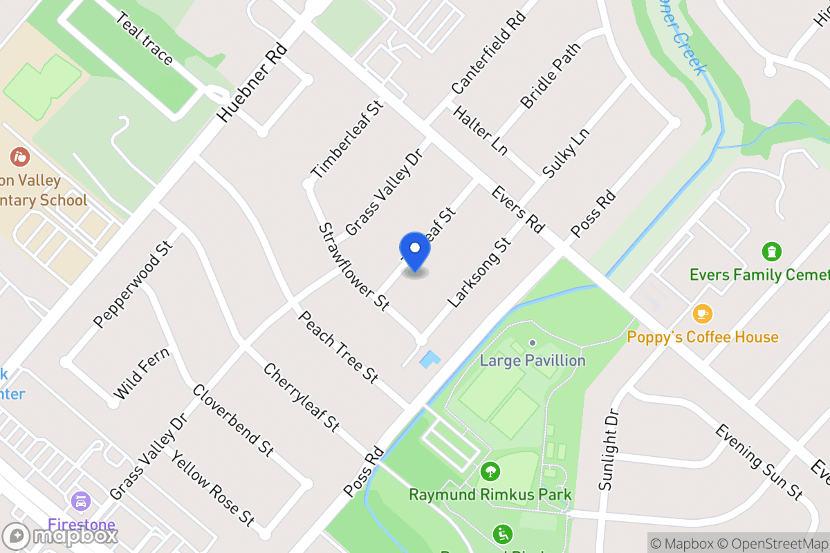 Map of 7110  Tealeaf St