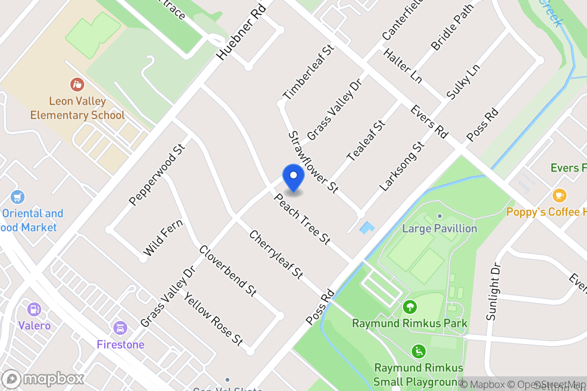 Map of 6631  Peach Tree St