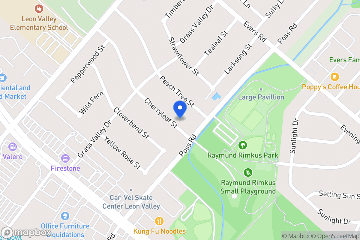 Map of 6613  Cherryleaf St