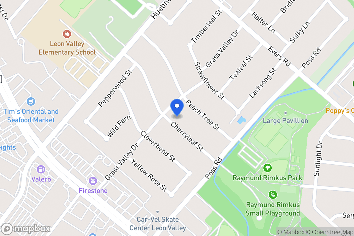 Map of 6635  Cherryleaf St