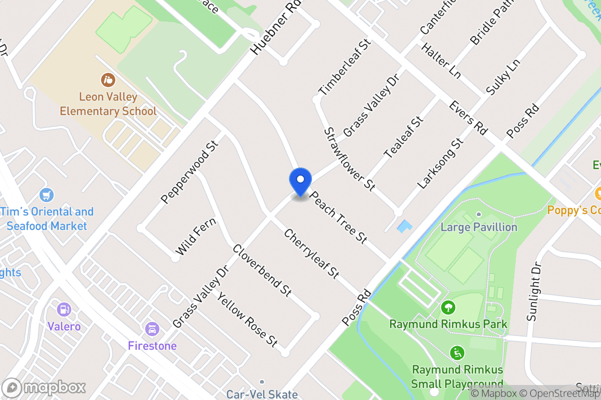 Map of 6638  Peach Tree St