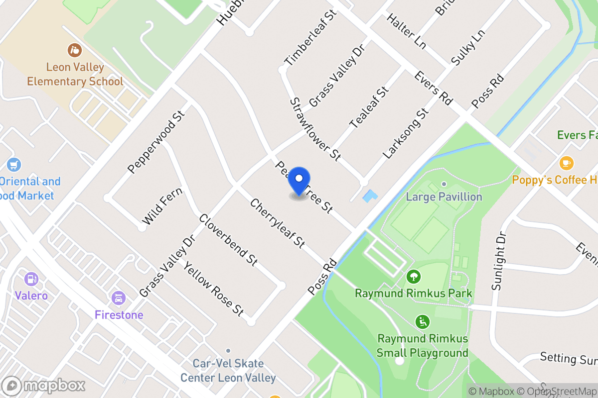 Map of 6622  Peach Tree St