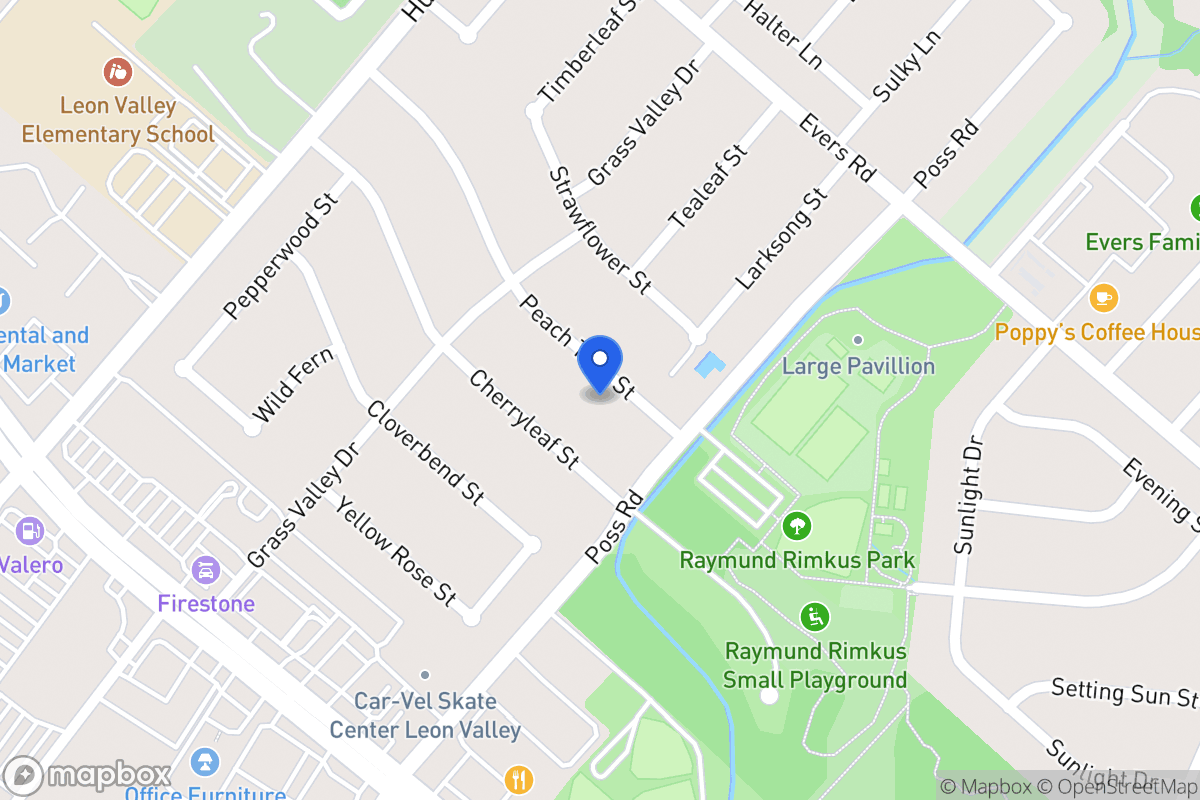 Map of 6614  Peach Tree St