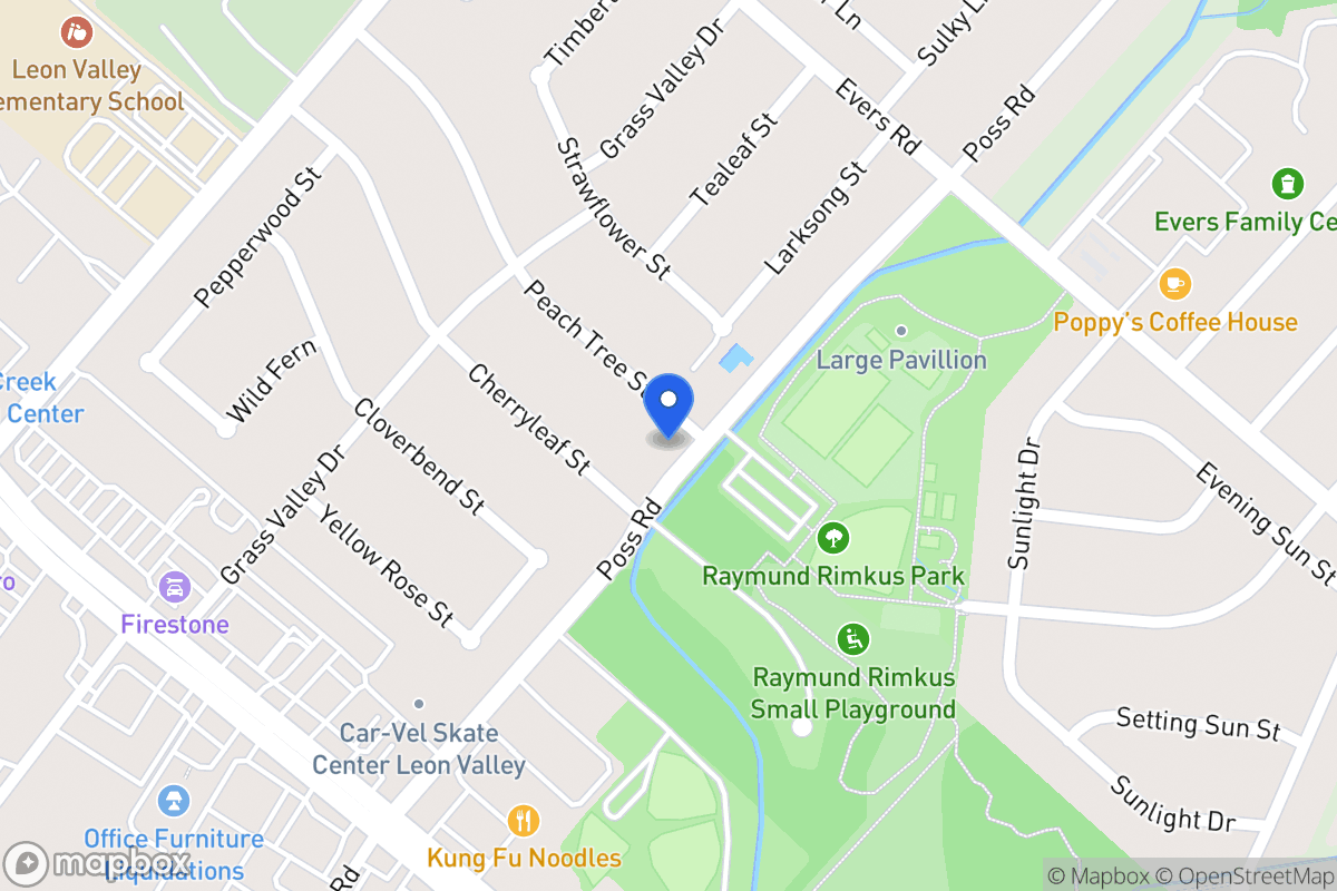 Map of 6602  Peach Tree St