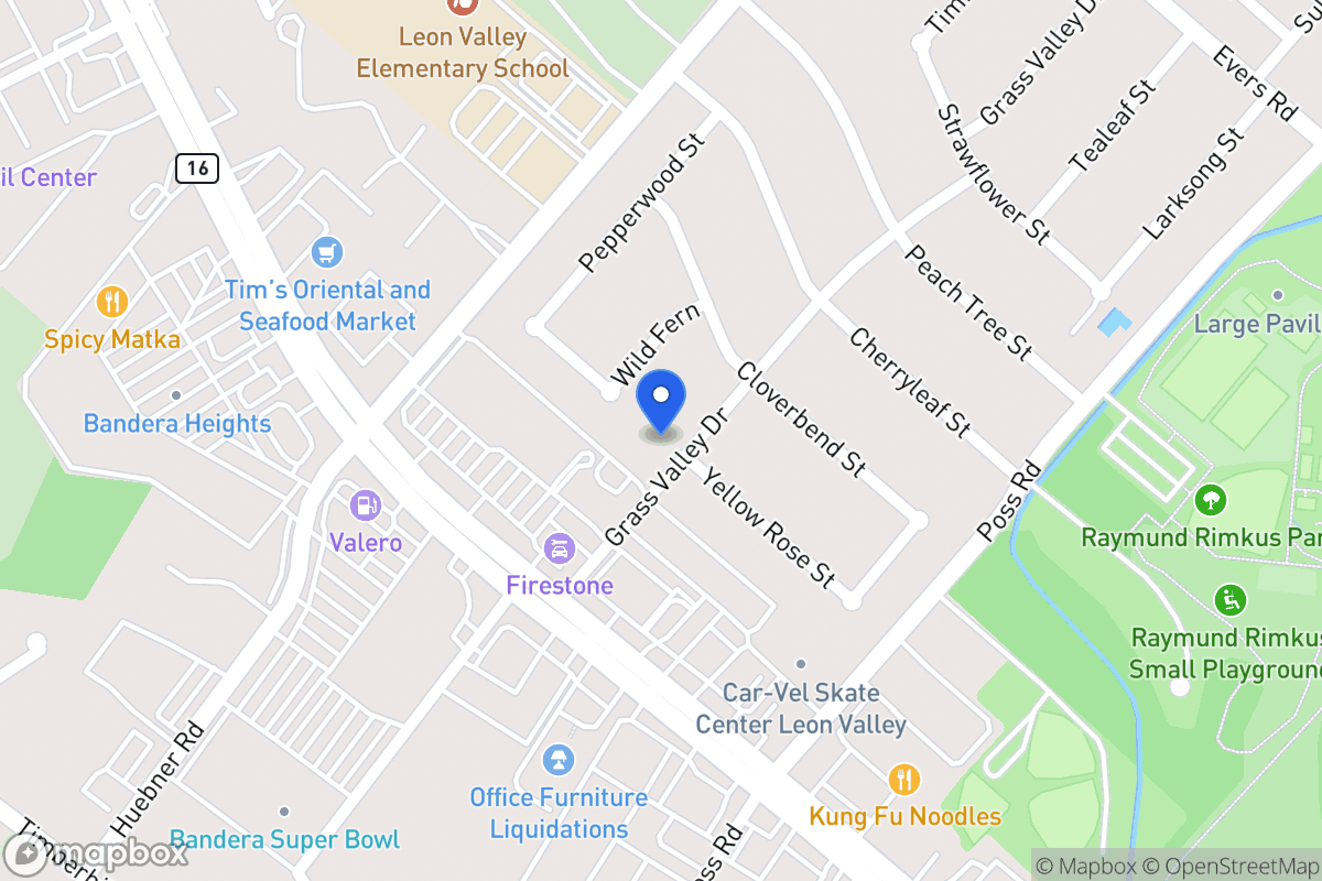 Map of 6827  Grass Valley Dr