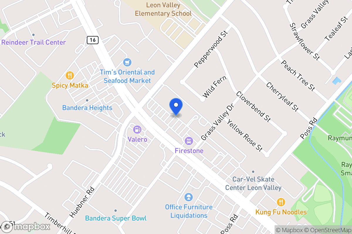 Map of 6959  Bandera Rd