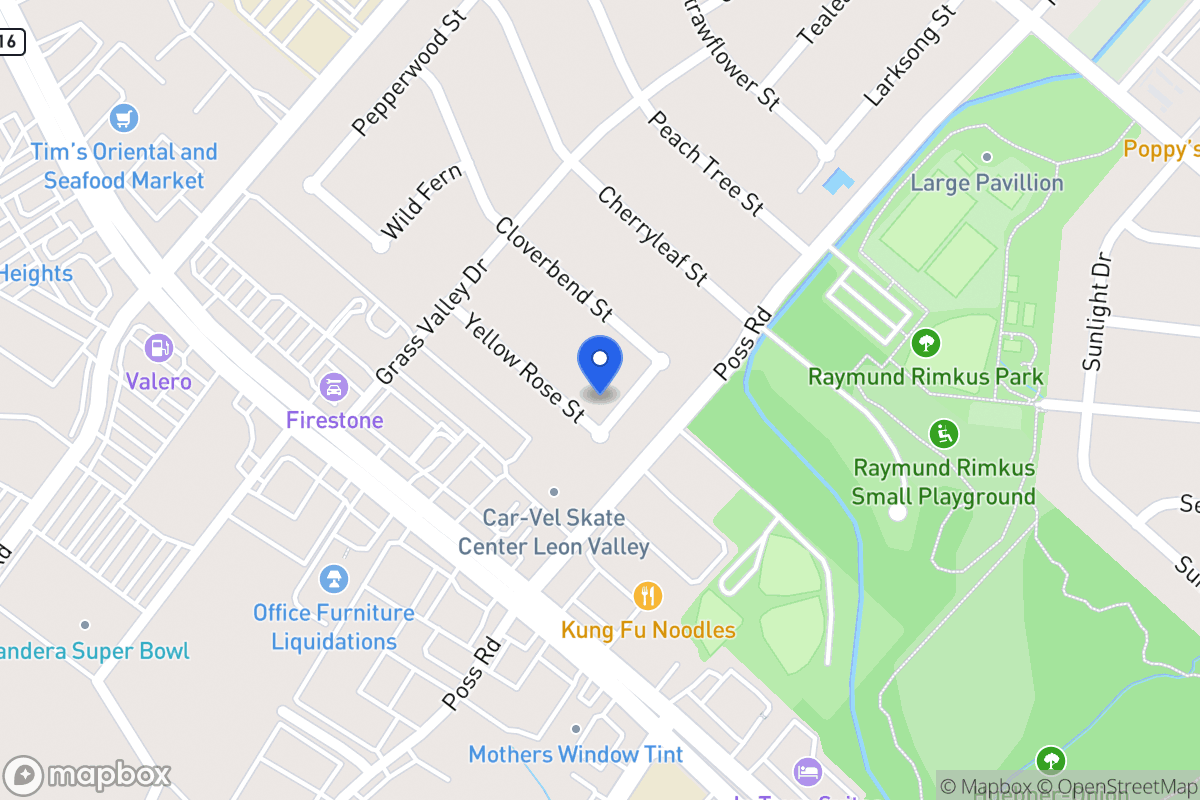 Map of 6703  Yellow Rose St