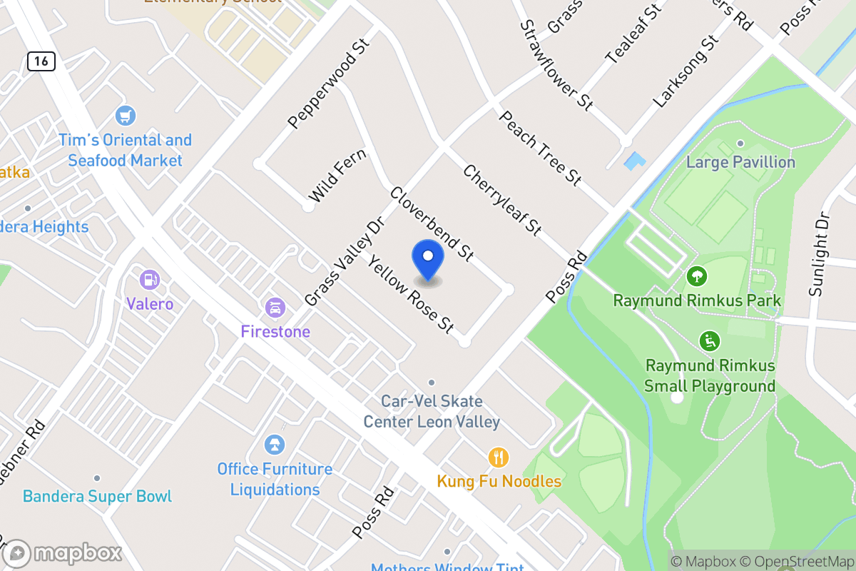 Map of 6715  Yellow Rose St