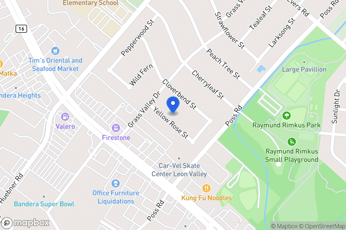 Map of 6719  Yellow Rose St