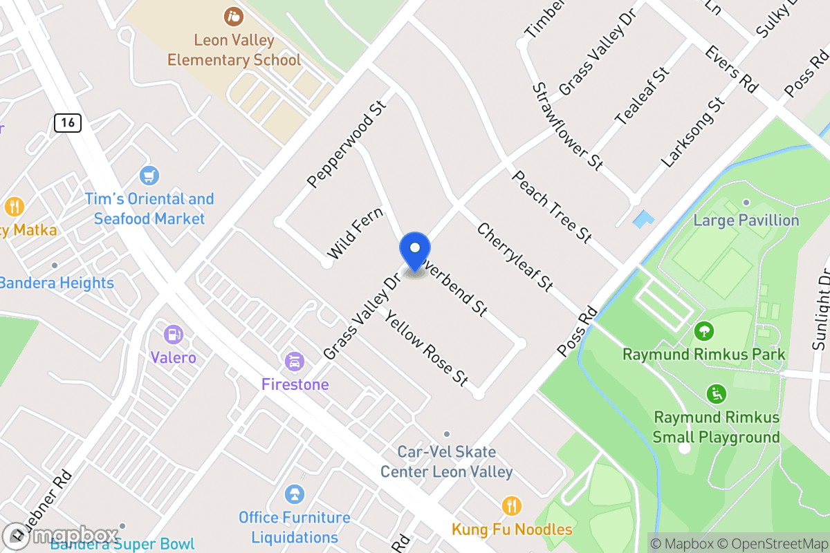 Map of 6630  Cloverbend St