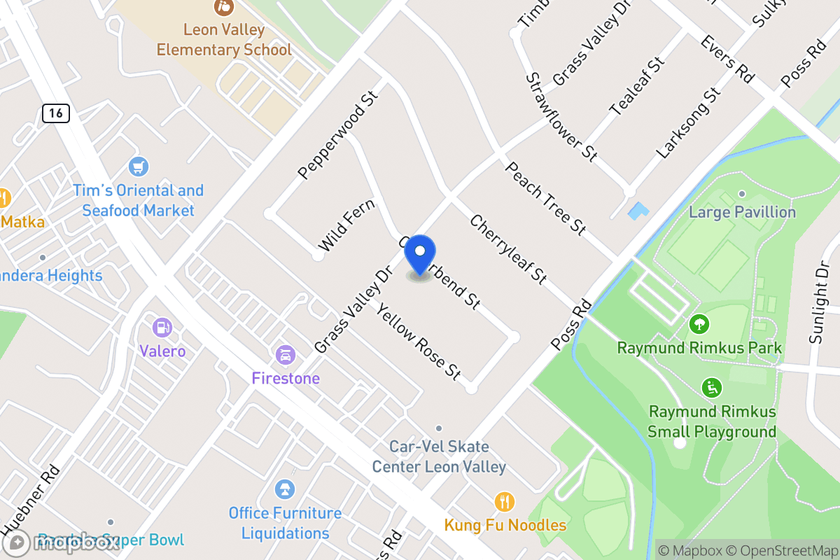 Map of 6626  Cloverbend St