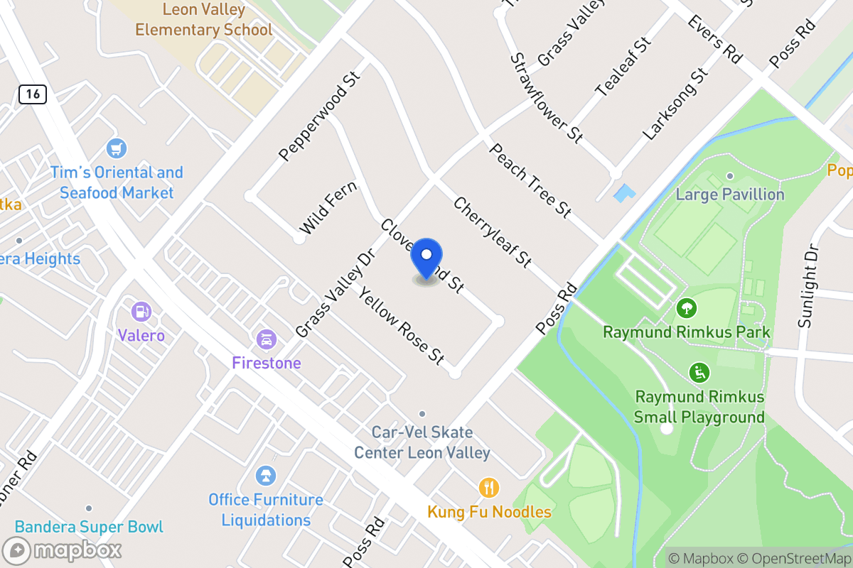 Map of 6618  Cloverbend St