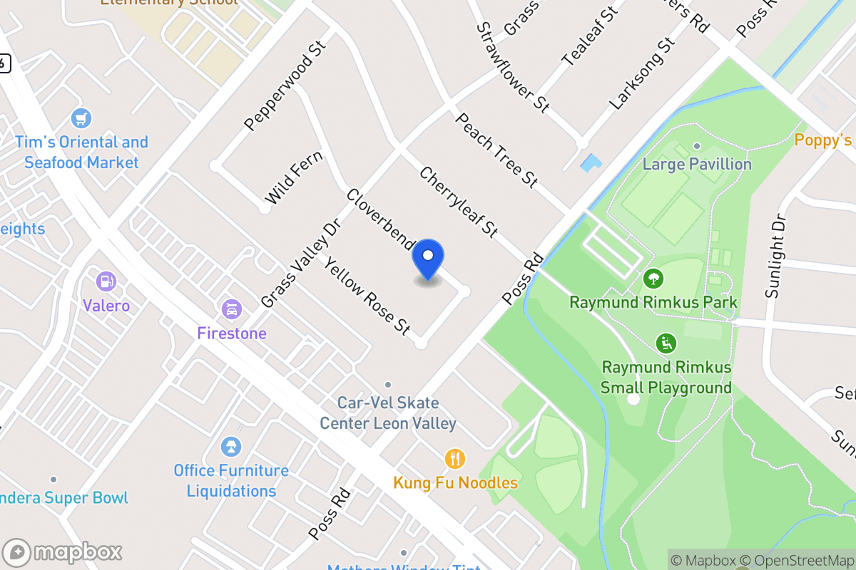 Map of 6606  Cloverbend St