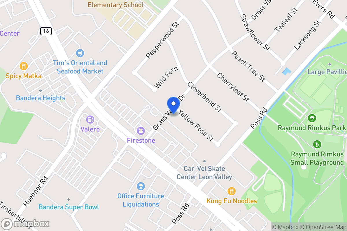 Map of 6730  Yellow Rose St