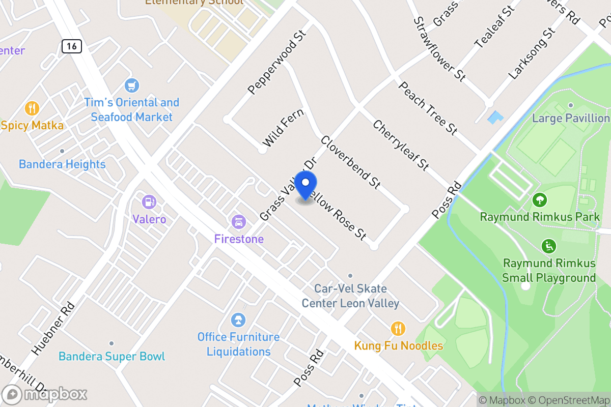 Map of 6726  Yellow Rose St