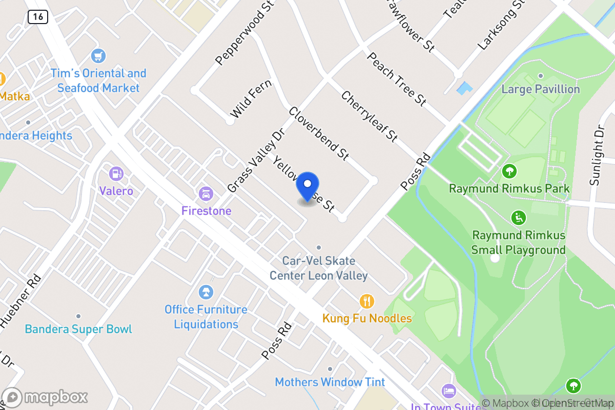Map of 6710  Yellow Rose St