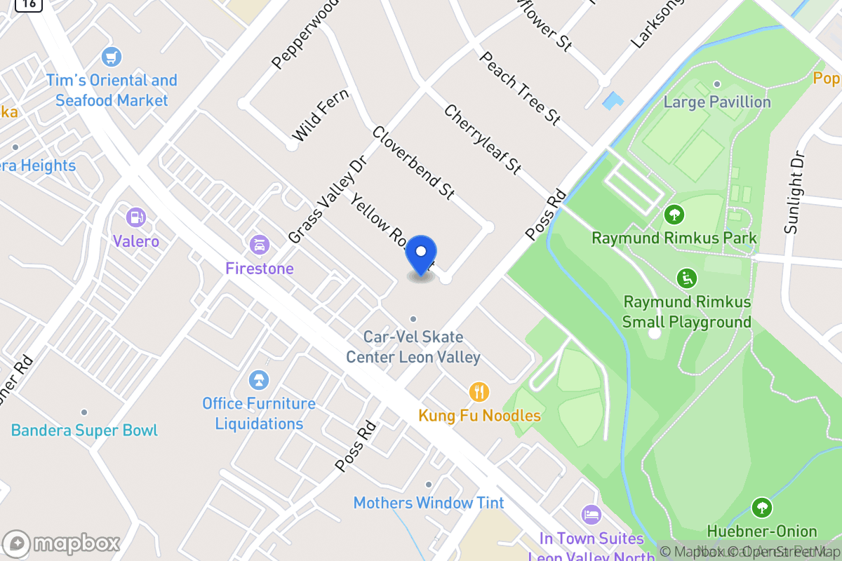 Map of 6702  Yellow Rose St
