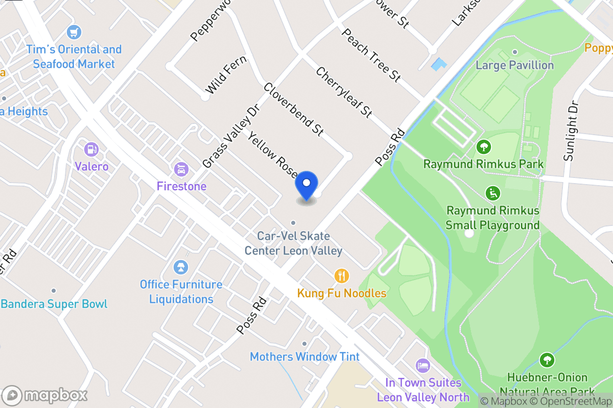 Map of 6700  Yellow Rose St