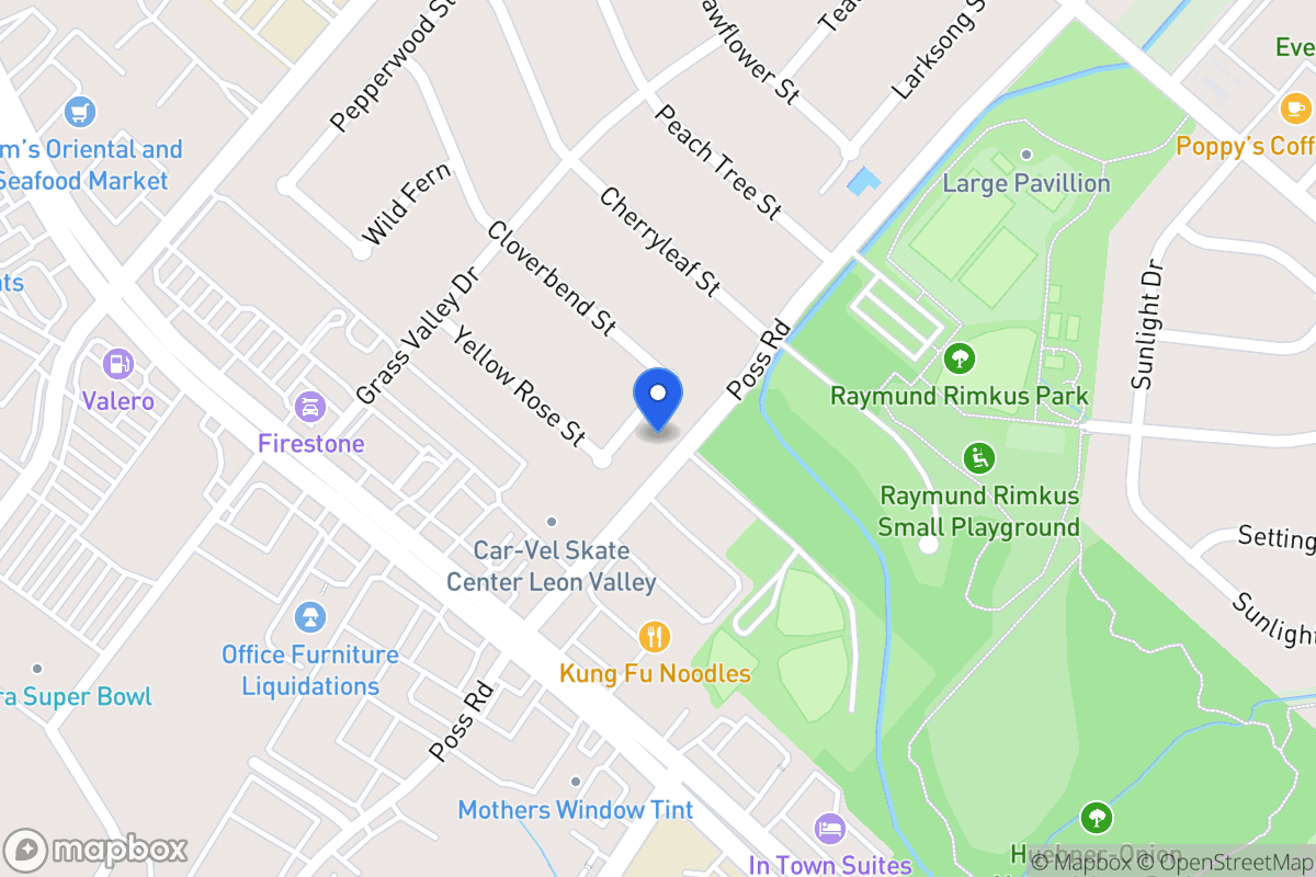 Map of 6914  Fernmoss St