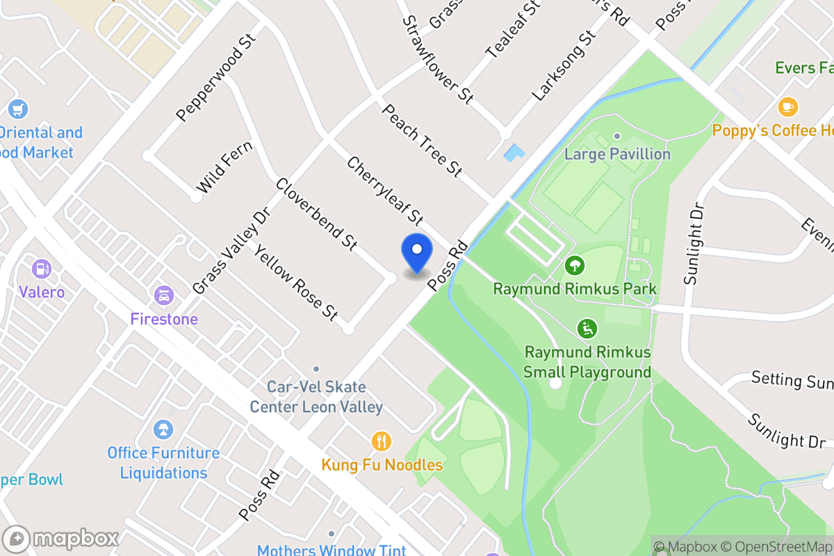 Map of 6926  Fernmoss St