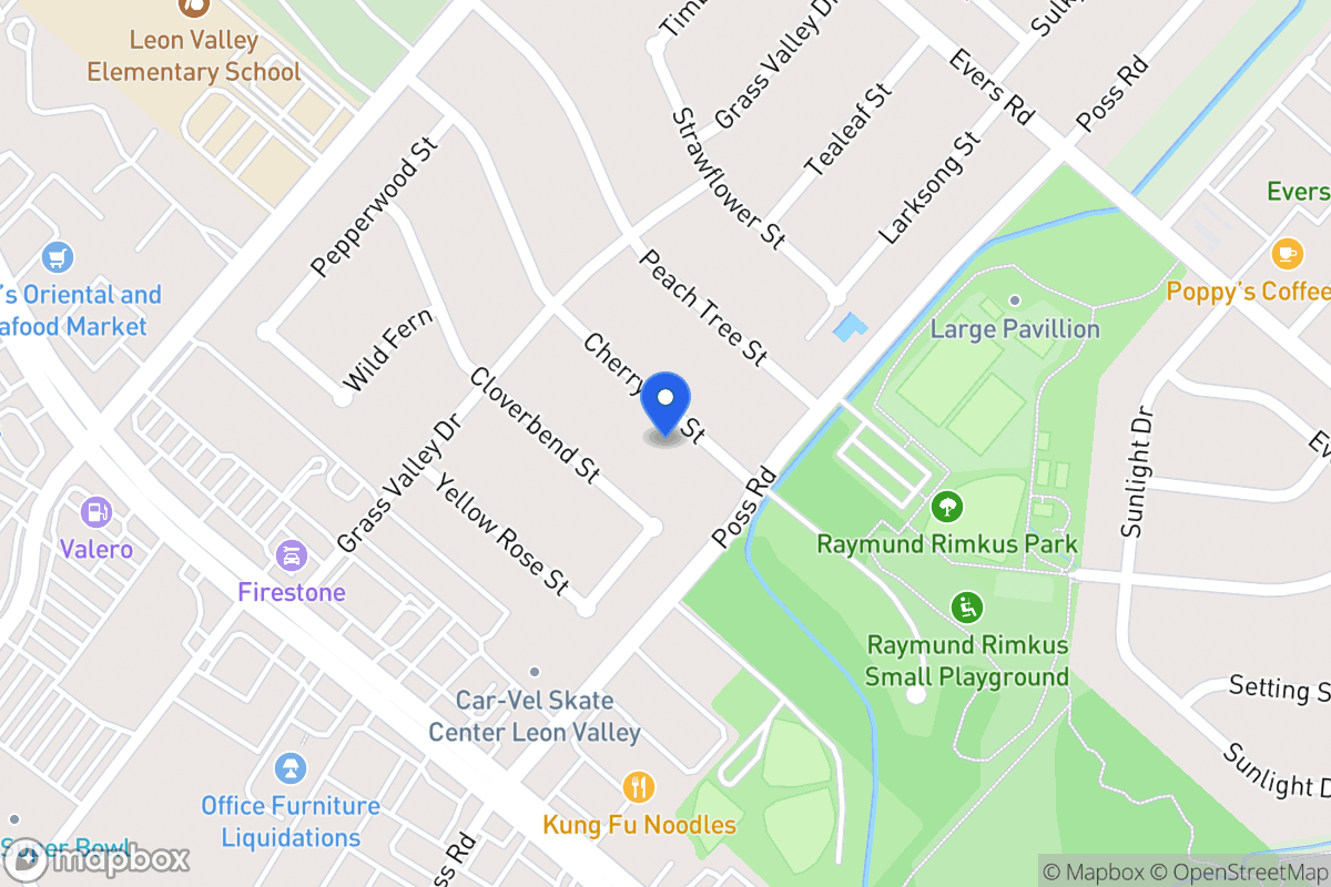 Map of 6614  Cherryleaf St